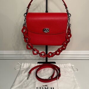 Coach Cassie Crossbody Bag 19 w/ Heart Strap